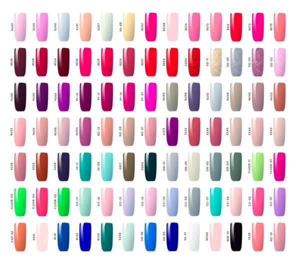 Gama 2020 esmaltes de uñas semipermanentes Bellinna Cosmetics